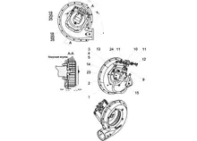 381013 Турбіна в зборі CRARY 6" o. Motor(6-10ccm) Horsch 381013 Турбіна в зборі CRARY 6" o. Motor(6-10ccm) Horsch