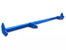 4227315 Балка кріплення котка 80x2910 2xD400-300 ліва Lemken