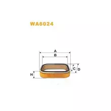 WA6024 Фільтр повітряний [WIX]