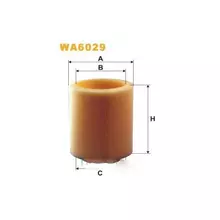 WA6029 Фільтр повітряний [WIX]