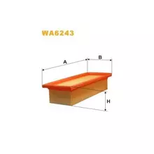 WA6243 Фільтр повітряний [WIX]