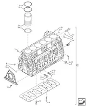 5802201221 Блок циліндрів New Holland