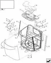 84135121 Скло New Holland