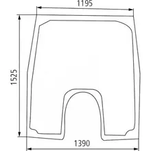 87456379 Лобове скло New Holland