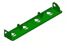 AXE48816 Пластина кріпленя шнеків чистого зерна 1446х244х197mm PW Group AH225889 / AH212727