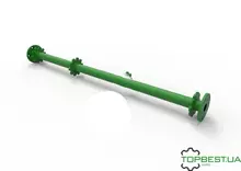 AH125195 Вал тнк верхній із зірочками John Deere