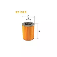 92152E Фільтр масляний (вставка) [WIX]
