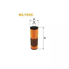 WL7059 Фільтр масляний (вставка) [WIX]