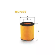 WL7220 Фільтр масляний (вставка) [WIX]