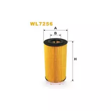 WL7256 Фільтр масляний (вставка) [WIX]