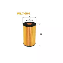 WL7504 Фільтр масляний (вставка) WL7404 [WIX]