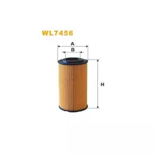 WL7456 Фільтр масляний (вставка) [WIX]