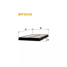 WP9028 Фільтр масляний (вставка) [WIX]