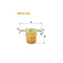 WF8136 Фільтр паливний [WIX]