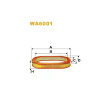 WA6001 Фільтр повітряний [WIX]