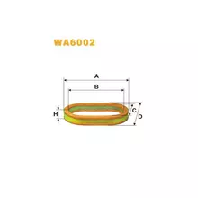 WA6002 Фільтр повітряний [WIX]