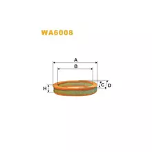 WA6008 Фільтр повітряний [WIX]