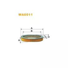 WA6011 Фільтр повітряний [WIX]