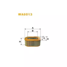 WA6013 Фільтр повітряний [WIX]