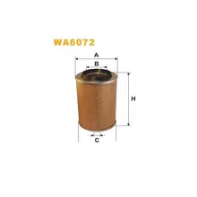 WA6072 Фільтр повітряний [WIX]