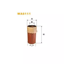 WA6111 Фільтр повітряний [WIX]