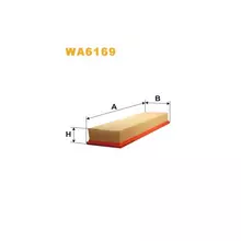 WA6169 Фільтр повітряний [WIX]