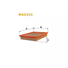 WA6222 Фільтр повітряний [WIX]