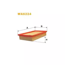 WA6224 Фільтр повітряний [WIX]