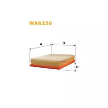 WA6230 Фільтр повітряний [WIX]