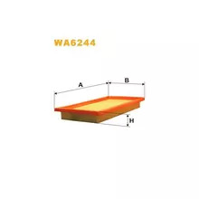 WA6244 Фільтр повітряний [WIX]