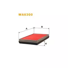 WA6300 Фільтр повітряний [WIX]
