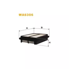 WA6306 Фільтр повітряний [WIX]