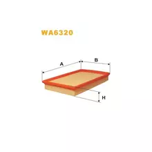WA6320 Фільтр повітряний [WIX]