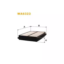 WA6322 Фільтр повітряний [WIX]