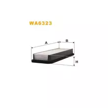 WA6323 Фільтр повітряний [WIX]