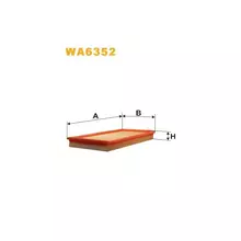 WA6352 Фільтр повітряний [WIX]