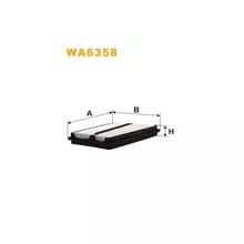 WA6358 Фільтр повітряний [WIX]