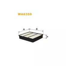WA6359 Фільтр повітряний [WIX]