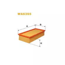 WA6365 Фільтр повітряний [WIX]