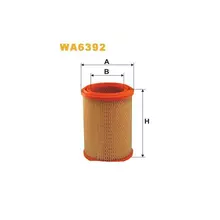 WA6392 Фільтр повітряний [WIX]