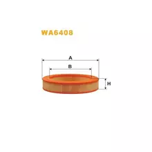 WA6408 Фільтр повітряний [WIX]