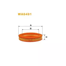 WA6491 Фільтр повітряний [WIX]