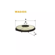 WA6495 Фільтр повітряний [WIX]