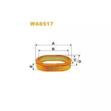 WA6517 Фільтр повітряний [WIX]