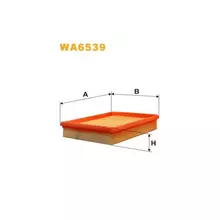 WA6539 Фільтр повітряний [WIX]