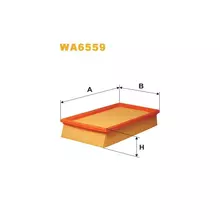 WA6559 Фільтр повітряний [WIX]