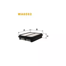 WA6592 Фільтр повітряний [WIX]