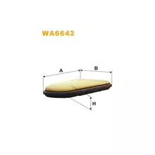 WA6642 Фільтр повітряний [WIX]