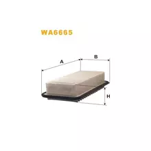 WA6665 Фільтр повітряний [WIX]