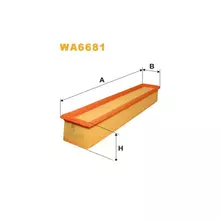 WA6681 Фільтр повітряний [WIX]